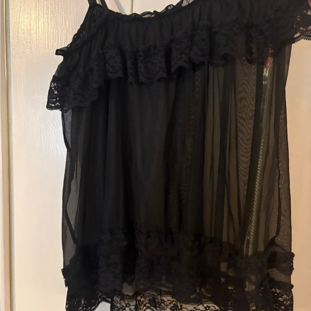 Victoria's Secret Sheer Black Nightwear